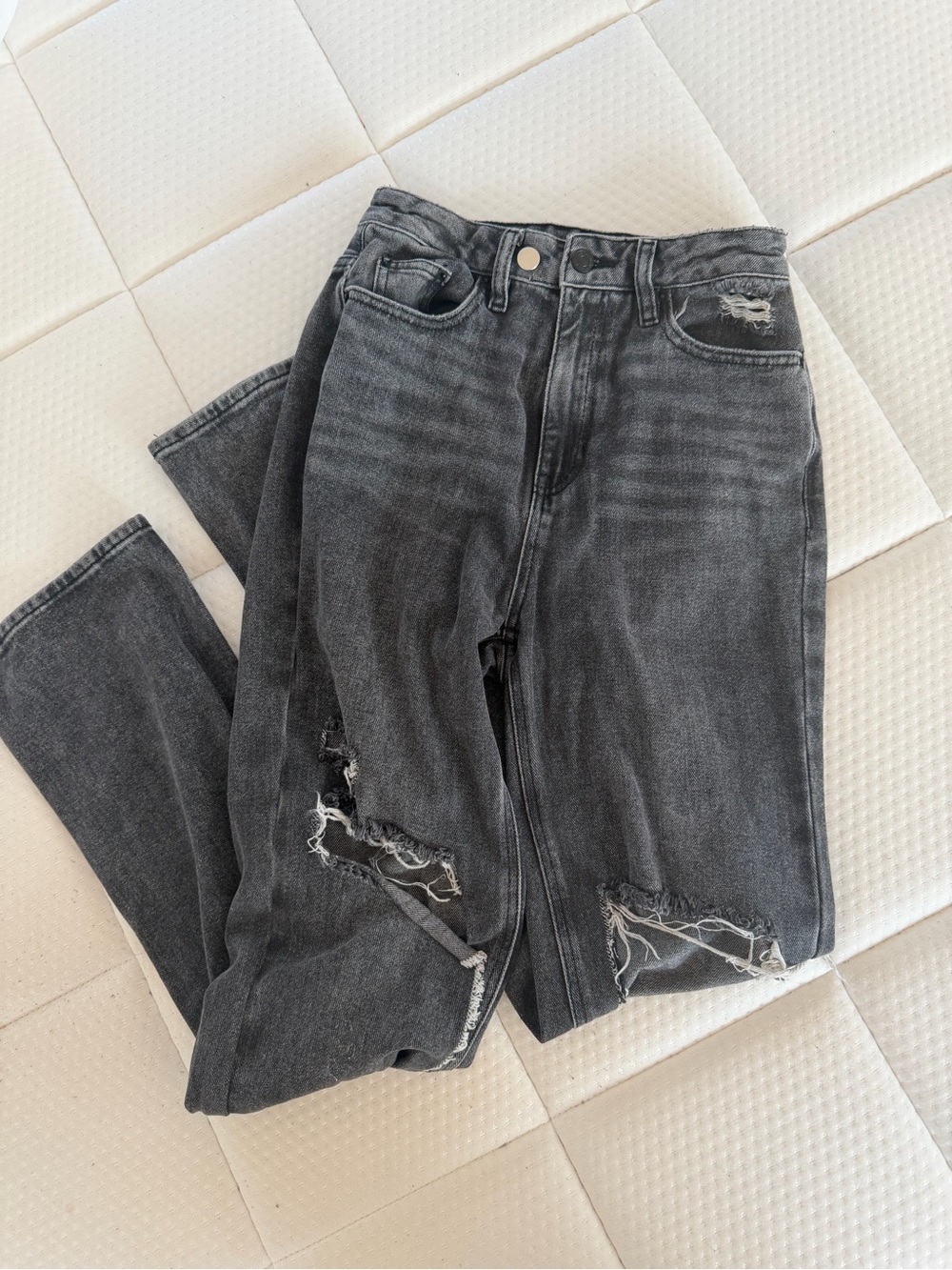 Pacsun 90s boyfriend high rise black ripped denim jeans